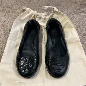 Tory Burch Black Reva Flat